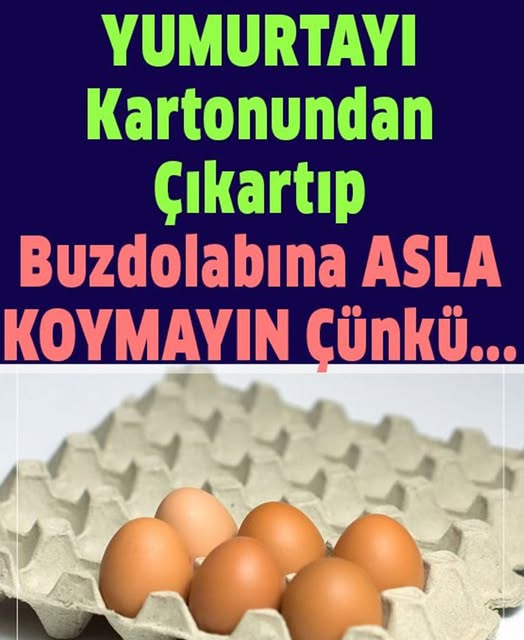 Yumurtayı kartonundan çıkarıp asla dolaba koymayın - 2
