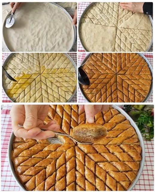 Püf Noktalarıyla Çıtır Çıtır El Açması Cevizli Ev Baklavası - 3