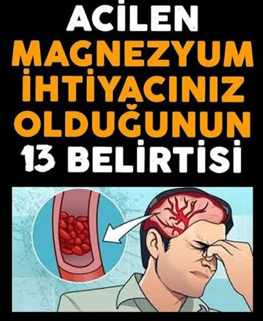 Magnezyum İhtiyacının Belirtileri - 2