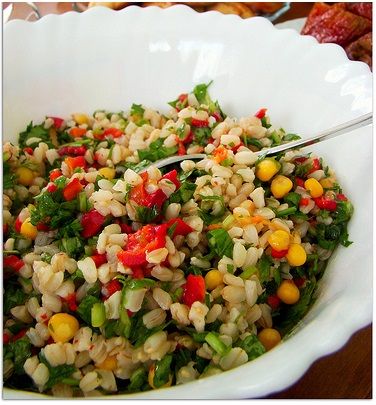 Biberli Buğday Salatası Tarifi - 1