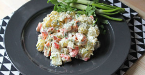 Labneli Patates Salatası Tarifi
