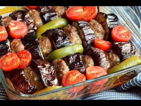 Fırında Patlıcanlı Köfte Tarifi - 4