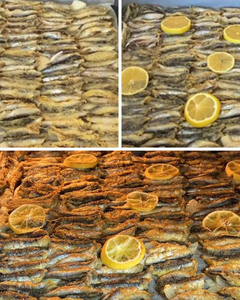 Fırında Kokusuz Çıtır Hamsi Tarifi - 3