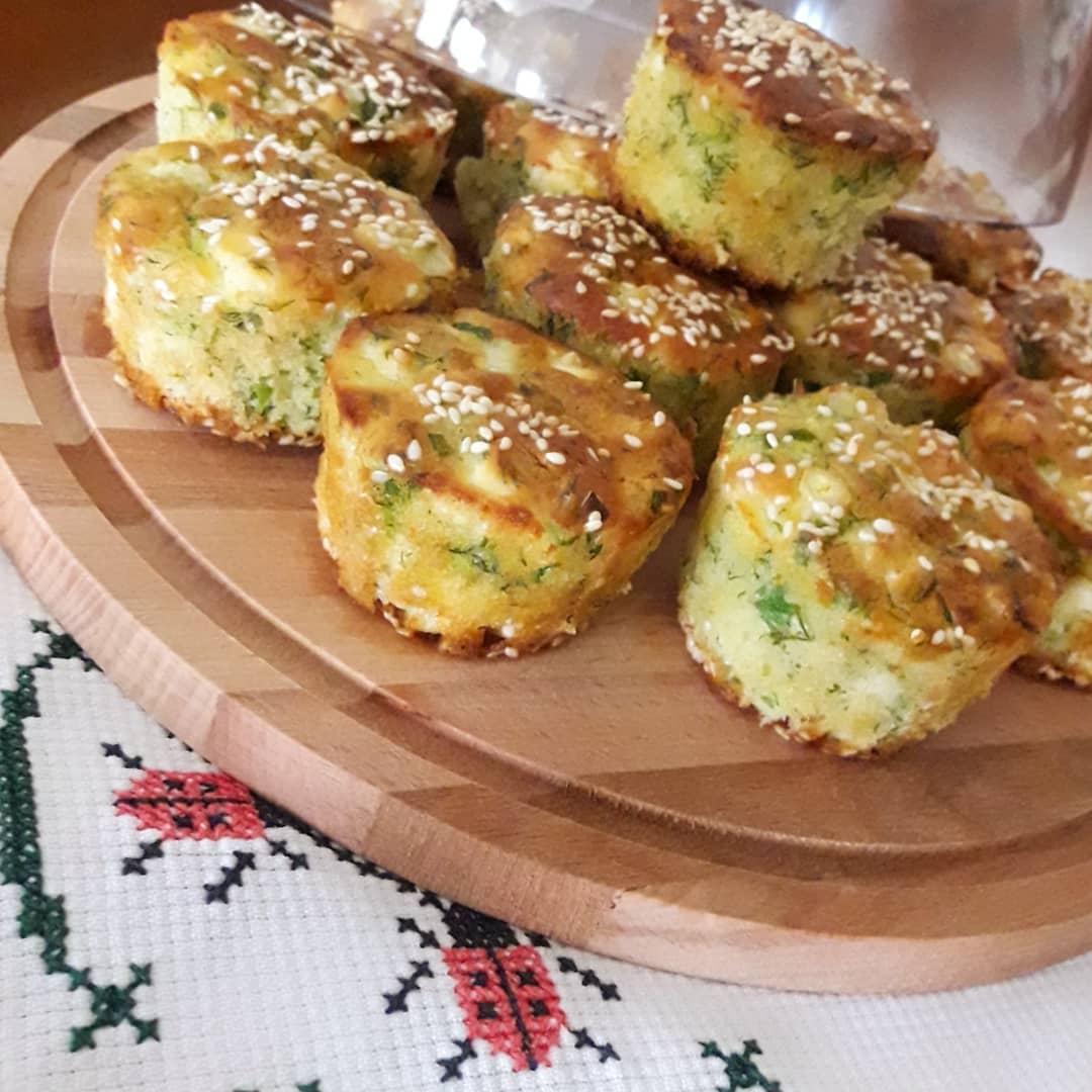 Karnabaharlı Tuzlu Muffin Tarifi - 4