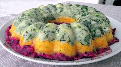 Kek Kalıbında Patates Salatası Tarifi - 2