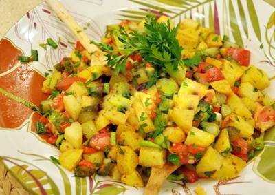 Kızarmış Patates Salatası Tarifi - 1