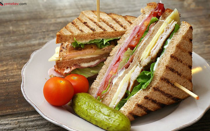 Kulüp Sandviç (Club Sandwich) Tarifi - 2