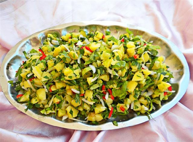 Yeşil Zeytinli Patates Salatası Tarifi - 2