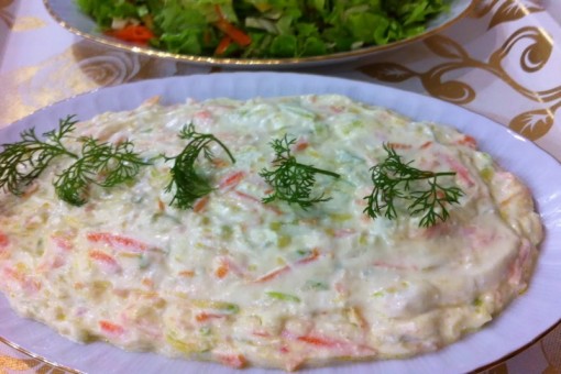 Yoğurtlu Kabak Salatası Tarifi - 1