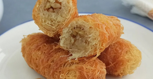 30 Dakikada Hakiki Erzurum Kadayıf Dolması Tarifi