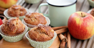 Elmalı Tahinli Muffin Tarifi