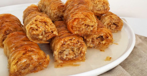 Tahinli Büzme Baklava Tarifi