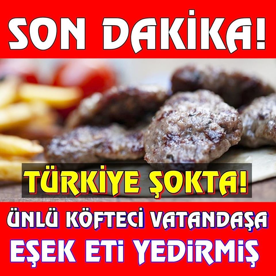 EŞEK ETİ YEDİRMİŞLER