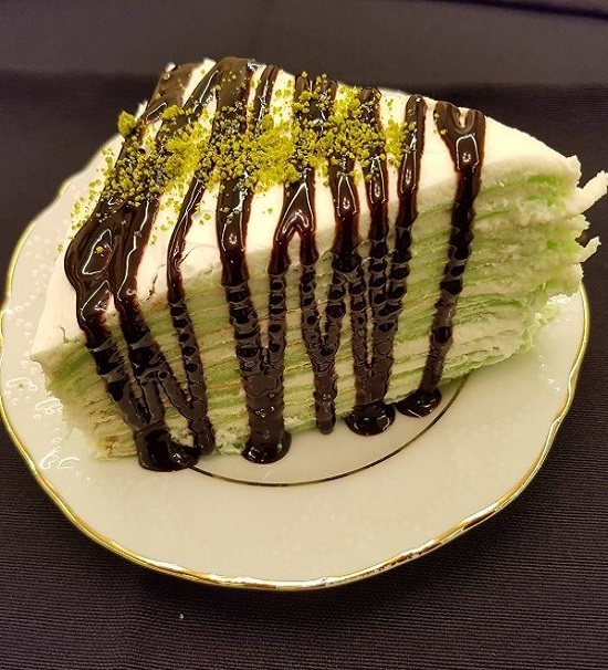 Ispanaklı Krep Pasta Tarifi - 5