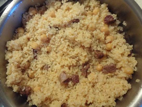 Kavurmalı Bulgur Pilavı Tarifi - 1