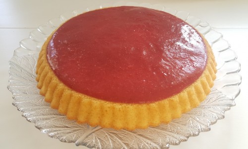 Kremalı Çilek Soslu Tart Tarifi - 1