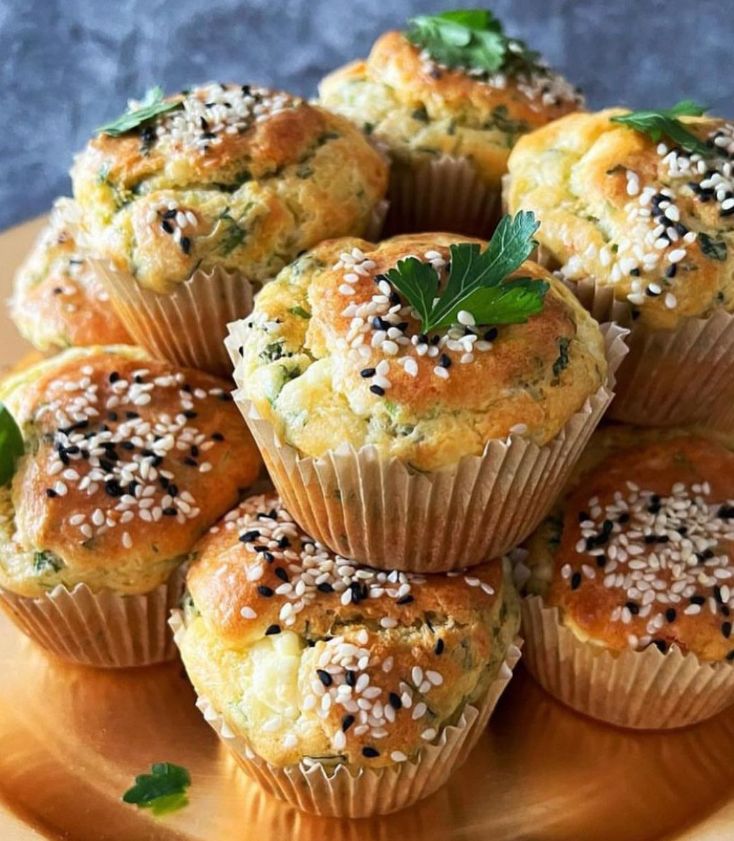 Beyaz Peynirli Muffinler Tarifi - 1