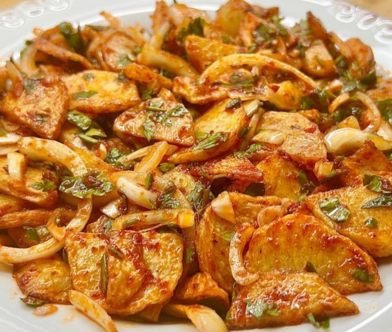 Patates Kızartması Salatası Tarifi - 1