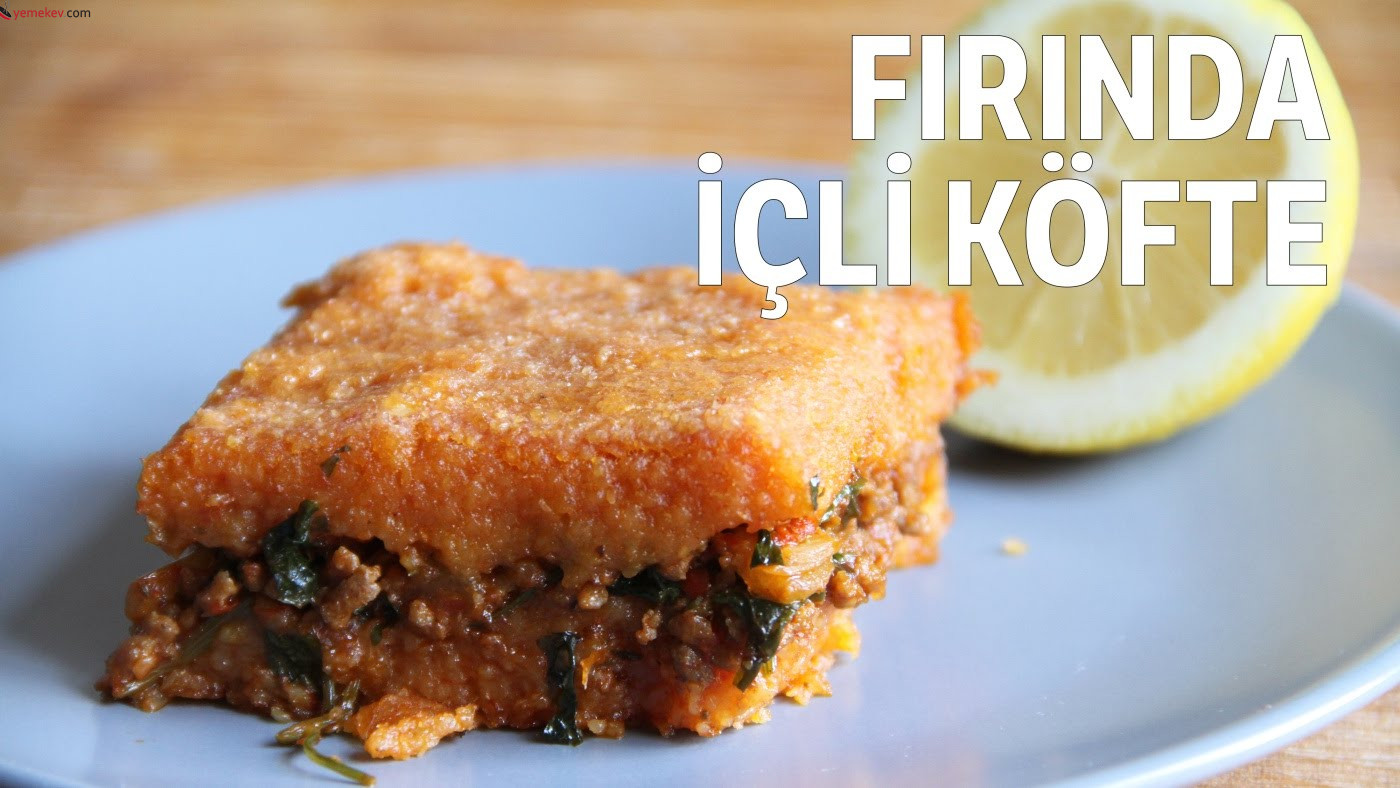Fırında İçli Köfte Tarifi Fırında İçli Köfte Tarifi