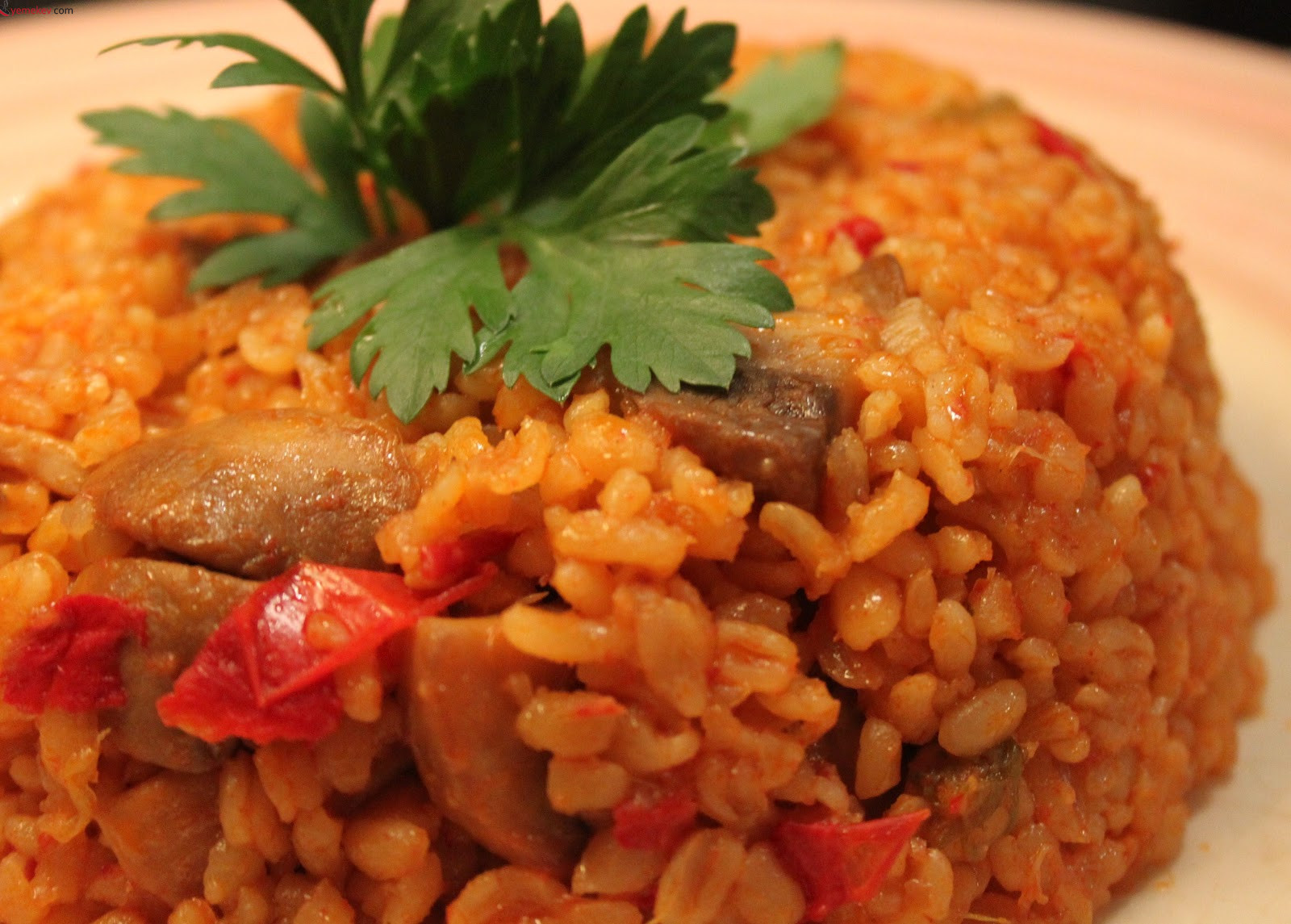 Mantarlı Bulgur Pilavı Tarifi - 1