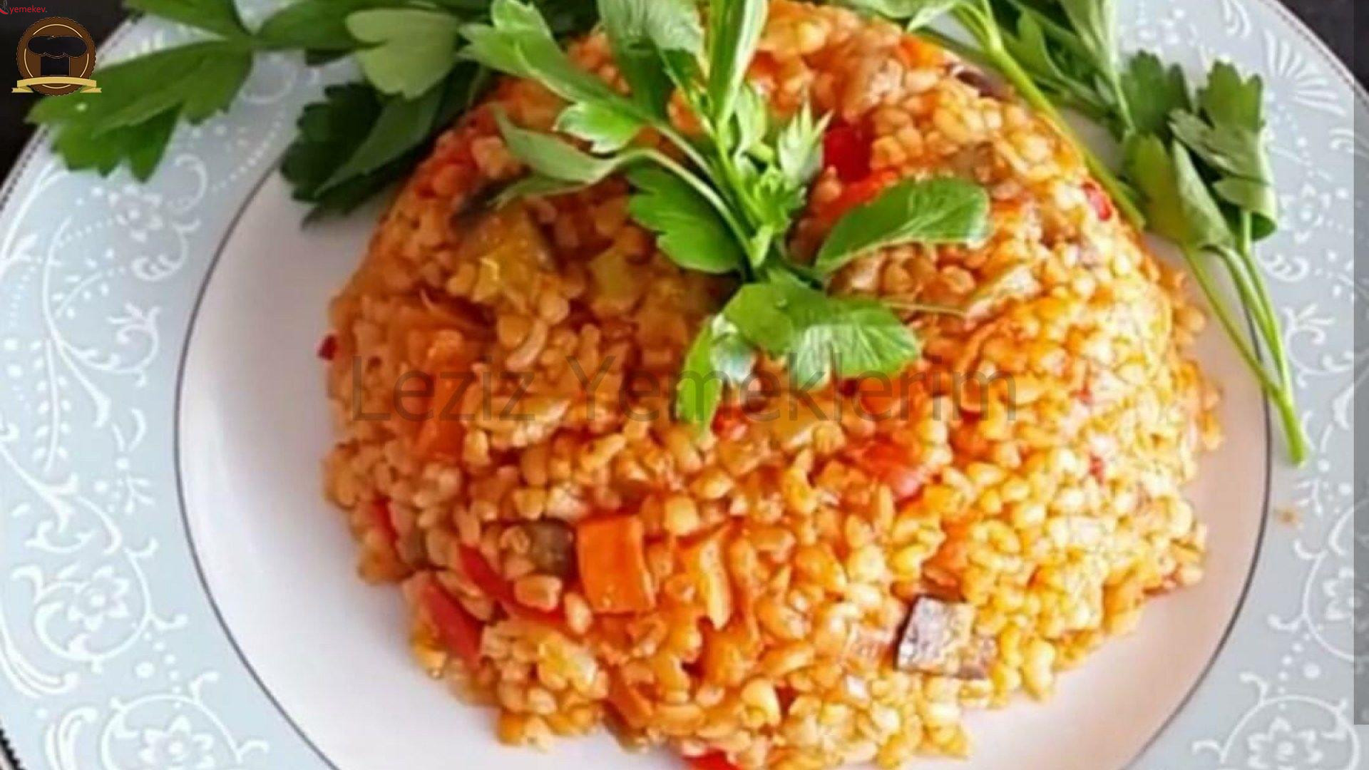 Sebzeli Bulgur Pilavı - 1