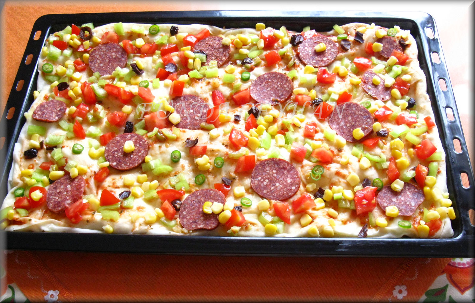 Yufkadan Pizza Tarifi - 7